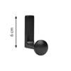 Import Hellas Kremastra 4248 Metalliki Mavri 6cm 0036-1011